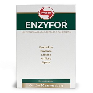 Enzyfor Enzimas Digestivas (30 Sachê de 3g) - Vitafor