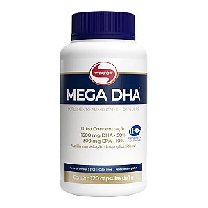Mega DHA 1800mg (120 Cápsulas) - Vitafor