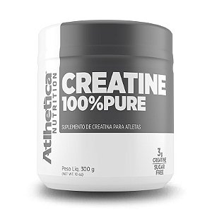 Creatina 100% Pure (300g) - Atlhetica Nutriton