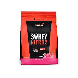 3 Whey Nitro 2 (900g) Refil - New Millen