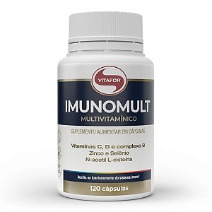 Imunomult Vitafor 120 Cápsulas - FRETE GRÁTIS