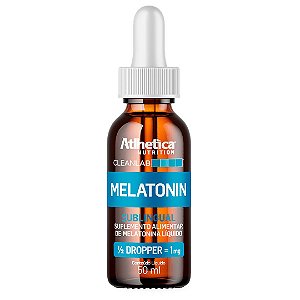 Melatonina 1mg Sublingual (50ml) - Atlhetica Nutrition