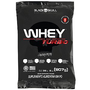 Whey Turbo Refil (907g) - Black Skull