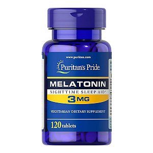 Melatonina 3mg (120 Tabletes) - Puritans Pride