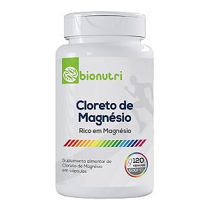 Cloreto de Magnésio 350mg (120 capsulas) - Bionutri