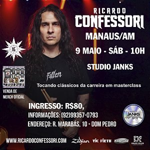 Ingresso Masterclass R.Confessori em Manaus/AM - 9/05/2026