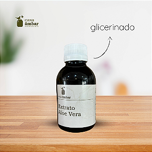 EXTRATO GLICERINADO DE ALOE VERA/BABOSA 100ML
