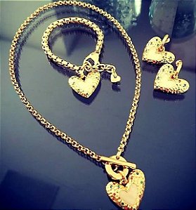 Kit Coração Esmaltado