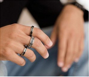 Anel Masculino Niquel