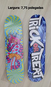 SKATE COMPLETO - KIT 4 - SHAPE 7,75" ATÉ 8,5" / RODAS 56mm + ROLAMENTOS PRO