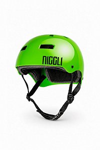 CAPACETE NIGGLI VERDE NEON - IRON PRO - TAMANHOS PP, P, M, G e GG (consulte)