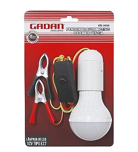 PENDENTE - LAMPADA DE LED - 12V - GADAN