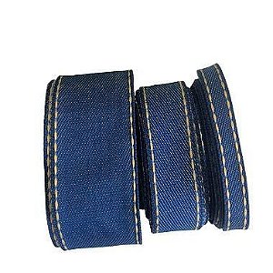 Kit Fita Jeans Sinimbu (3 tamanhos) - 2M cada - Azul Escuro