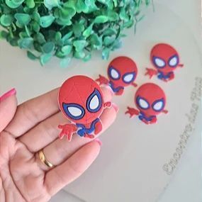 Aplique Emborrachado Homem Aranha Corpinho - Unidade