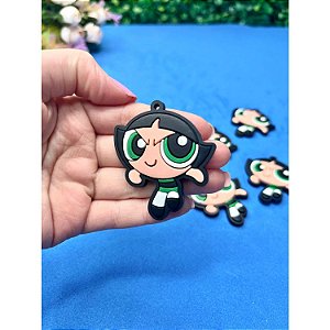 Aplique Emborrachado Meninas Super Poderosas para Chaveiro