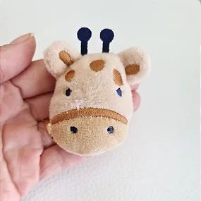 Aplique Bichinho de Pelúcia 5cm - Girafa - Unidade