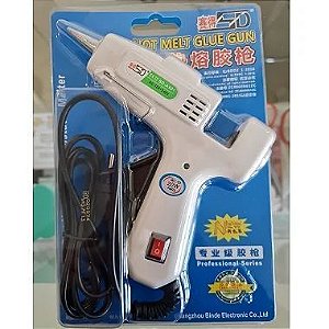 Pistola de Cola Quente - Bivolt 110-220v Pequena (bastão fino)
