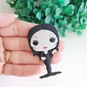 Aplique Emborrachado Halloween Morticia Adms - Unidade