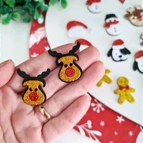 Aplique de EVA de Natal Rena - Unidade