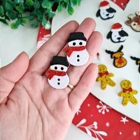 Aplique de EVA de Natal Boneco de Neve - Unidade
