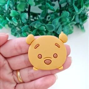 Aplique Emborrachado Ursinho Pooh - Unidade