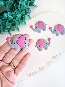 Aplique Emborrachado Elefante - Unidade