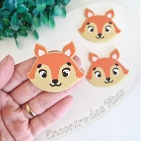 Aplique Emborrachado Yama Raposa - Unidade