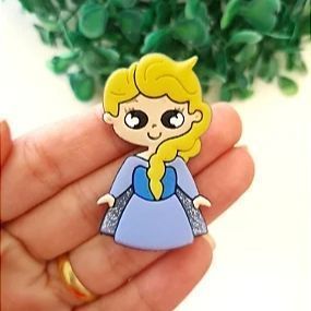 Aplique Emborrachado Elsa (Frozen) - Unidade