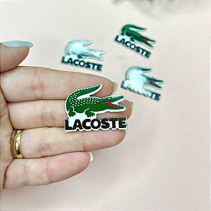 Aplique de Acrílico Fino Jacaré Lacoste - Unidade
