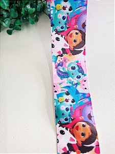 Fita Estampada Sakura Fitas 38mm - Casa Mágica da Gabby