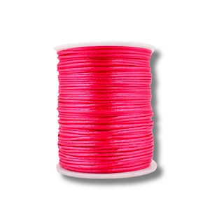 Fio de Seda 1mm (rabo de rato) - Rosa Neon