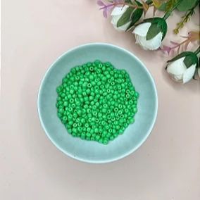 Miçangão 3.6mm 15 gramas - Verde Limão