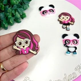 Aplique Emborrachado Yama Luluca Rostinho - Unidade