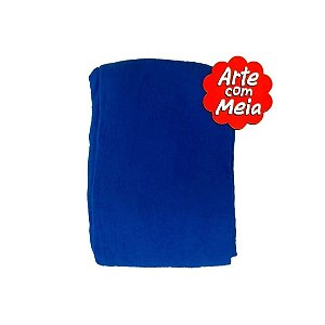 Meia de seda Arte com Meia - Azul Royal - unidade