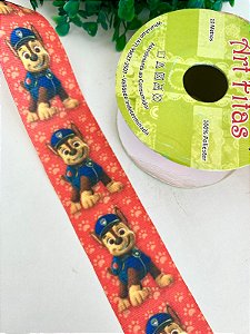 Fita de Gorgorão Estampada 38mm Art Fitas - Pet Chase