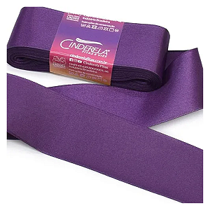 Fita de Cetim Cinderela Rolo de 10 metros - Roxo