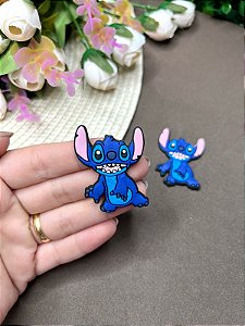 Aplique Emborrachado Stitch Sorrindo - Unidade