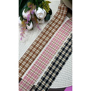 Fita Importada Tweed Xadrez 38mm - METRO