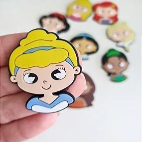 Aplique Emborrachado Princesa Cinderela - Unidade