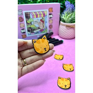 Aplique de Acrílico Bobbie Goods Gatinho - Unidade
