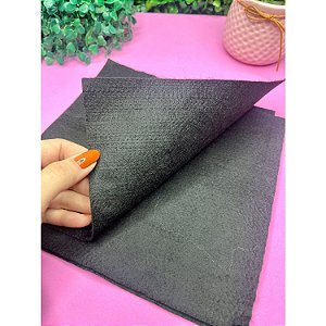 Feltro 20x20cm - Preto