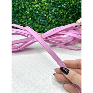 Tira de Napa Rosa Bebê 10mm - Metro