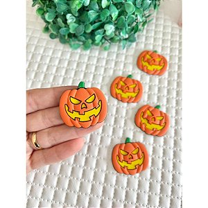 Aplique Emborrachado Halloween Abóbora - Unidade