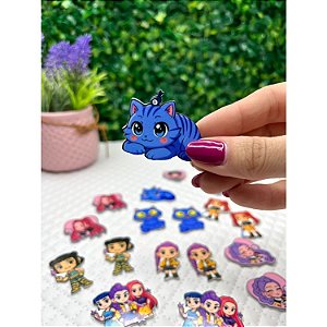 Aplique de Acrílico Guerreira do Kpop Derpy Deitado - Unidade