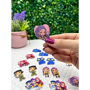 Aplique de Acrílico Guerreira do Kpop Rumi Rostinho - Unidade