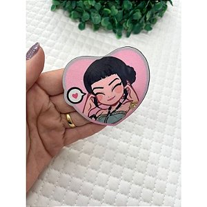 Aplique de Acrílico Guerreira do Kpop Zoey Curvado para Tiara - Unidade