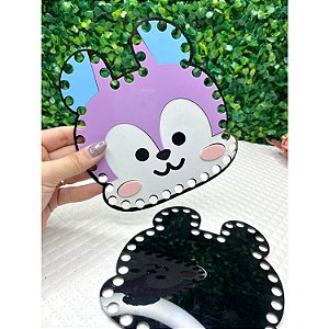 Placa de Acrílico BTS Mang (sem máscara) J-Hope para Bolsa de Fio de Malha