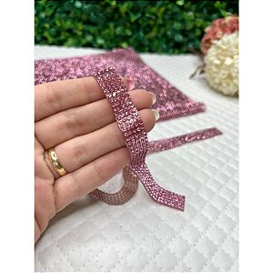 Micro Manta Termocolante 1x40cm Rosa - Unidade