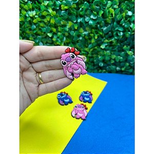 Aplique Emborrachado Angel Coração Vermelho - Unidade