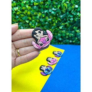 Aplique Emborrachado Angel e Lilo - Unidade